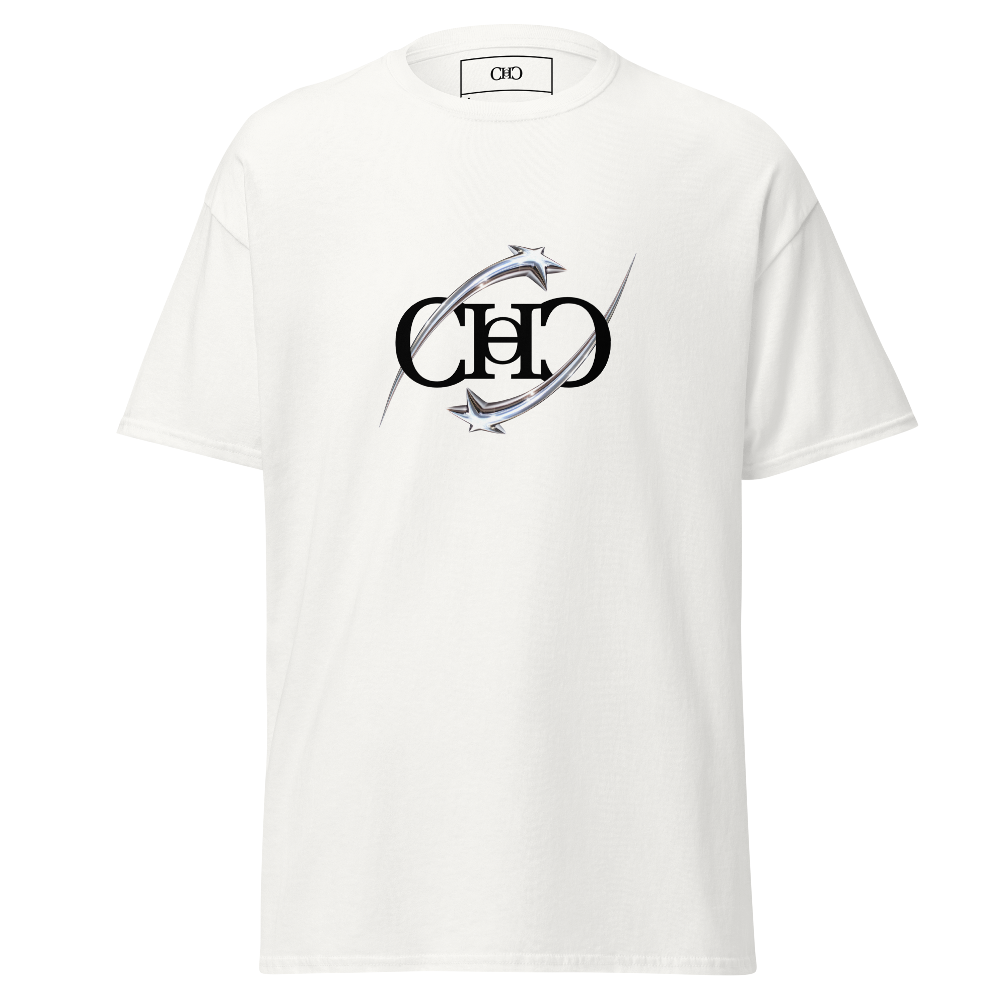 Stars Tee — White front